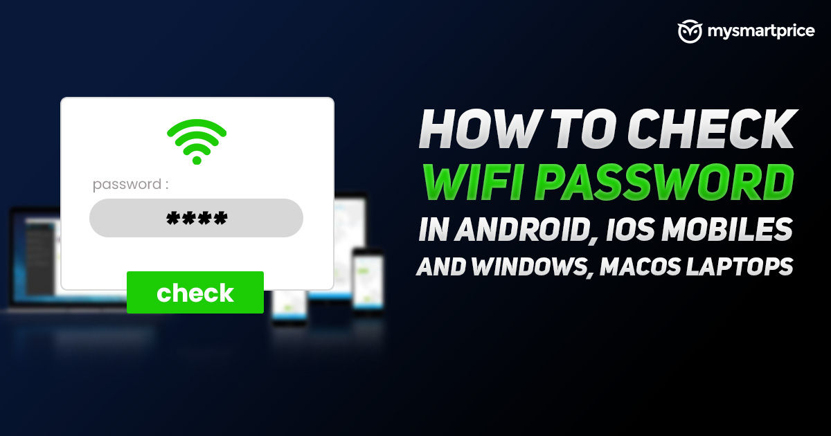 have the password show for wi-fi on mac